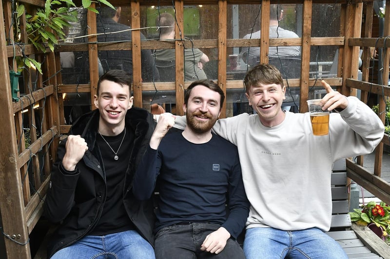 Is it coming home? Supporters cheer on England at The Courtyard.