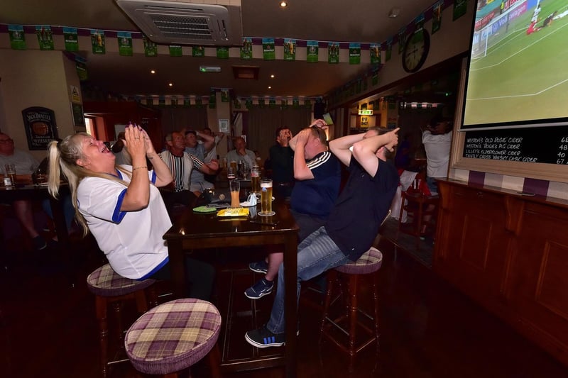 Emotions run high at Scholars Bar...