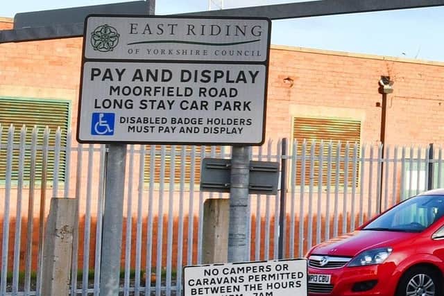 A large number of traveller caravans, trucks and vans arrived at Moorfield Car Park on Monday evening (June 28).