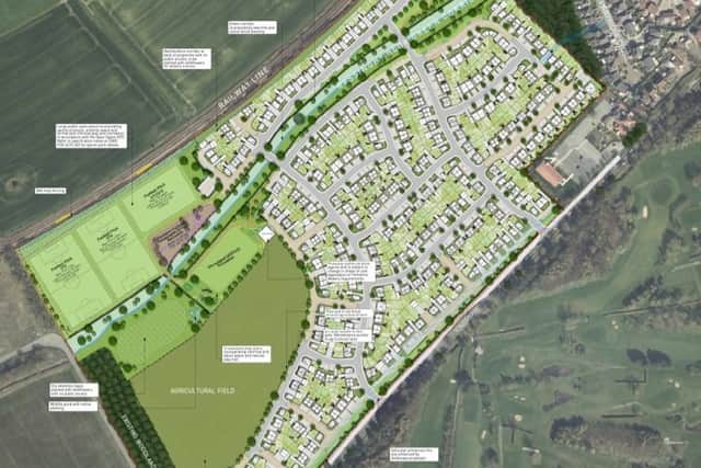 A proposal for 470 homes on the Strawberry Fields site is expected to be approved by the ERYC planning committee. Image from East Riding of Yorkshire Council's planning portal