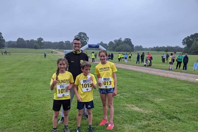 Briidlington Road Runners juniors at Burton Constable