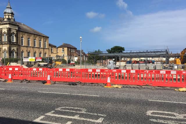 The Aldi supermaket site on St John Street. Photo courtesy of Jane Meredith.