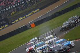 Senna Procto leading the pack through Graham Hill bend and onto the Cooper Straight of Brands Hatch

Photo by Gavin Proc Photography