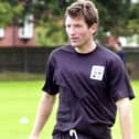 Chris Short training with Boro in 2001