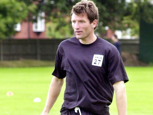 Chris Short training with Boro in 2001