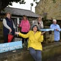 The Sweet Pea Committee are seeking donations after the recent revamp - Jackie Smith, left, Hazel Wray, Diz Dexter, Kaet Newton and Susan Crawford.