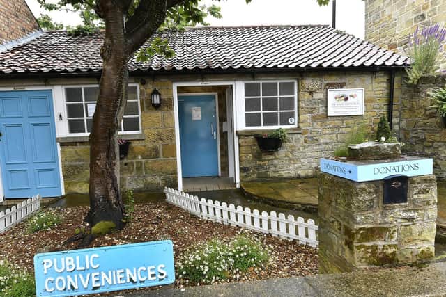 Scalby Village's public toilets.