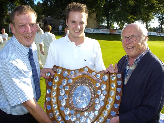 Edwin Cooper is pictured right, with Rob Pinder (centre) and Bernard Goulding (left)