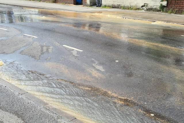 It is not yet know when the road will reopen.