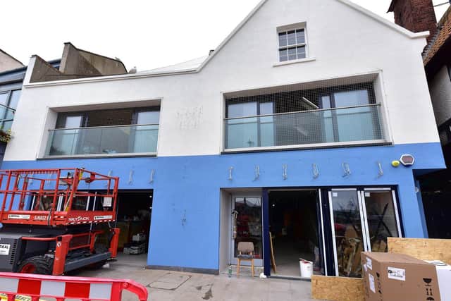 Building work is still underway at Marisco Lounge ahead of its' launch next week.