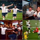 Scarborough fans' delight as England cruise to a 4-0 victory over Ukraine in Rome. (Photo: Getty/Alessandro Garofalo/ Alessandra Tarantino)