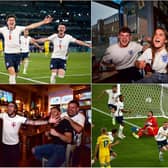 Scarborough fans' delight as England cruise to a 4-0 victory over Ukraine in Rome. (Photo: Getty/Alessandro Garofalo/ Alessandra Tarantino)