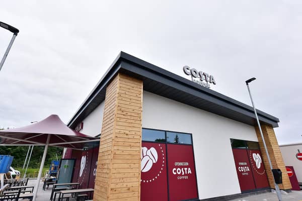 The new Costa Coffee situated near Morrisons in Eastfield.
