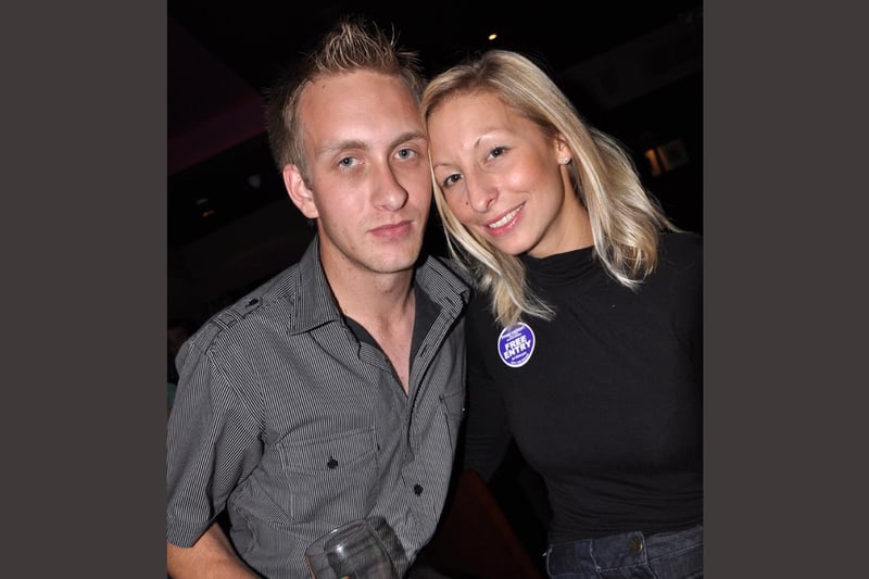 Ben and Helena having a nice time in Blue Lounge.