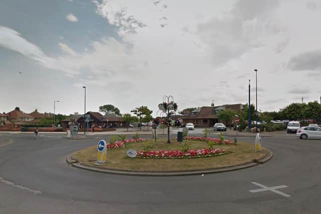 The roundabout in Filey. Picture: Google Maps