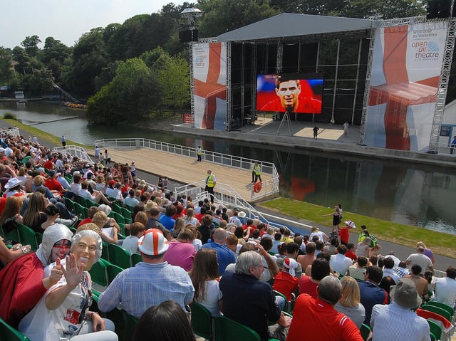 Fans watch England v Germany at Scarborough Open Air Theatre in 2010. Picture: JPI Media/ Richard Ponter