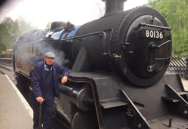 Retired teacher Richard Turton is finally ‘living the dream’ as a fireman on the popular North York Moors Railway.