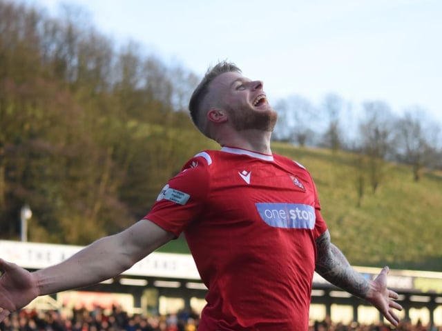 Josh Barrett opened the scoring for Boro against Garforth Town