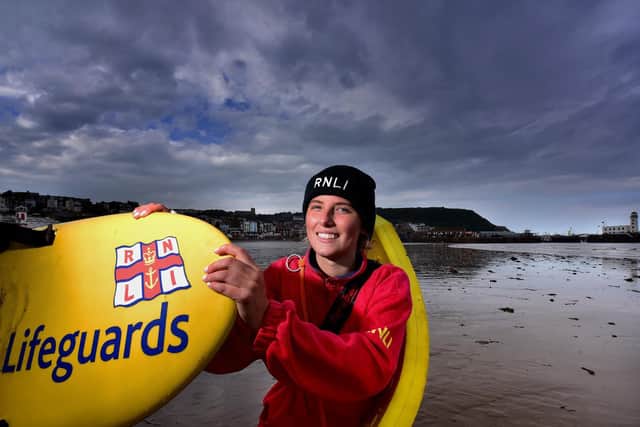Rookie lifeguard Carolina Clements - Pic: Richard Ponter