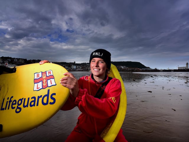 Rookie lifeguard Carolina Clements - Pic: Richard Ponter
