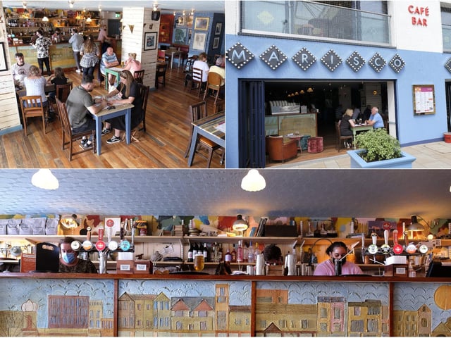 The new restaurant and bar chain opened on Scarborough's seafront on Wednesday morning.