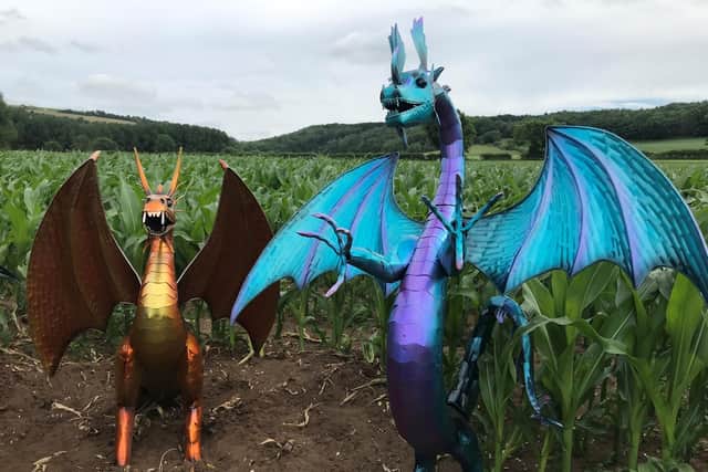 Youngsters will love the colourful dragons