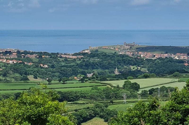 View towards Whitby from Blue Bank Car Park