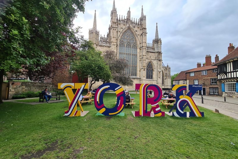 The route begins in York