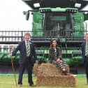 Show director Charles Mills with Anita Rani and CEO Nigel Pulling