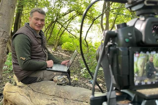 Wildlife artist Robert E Fuller has been following foxes around York for his latest film.