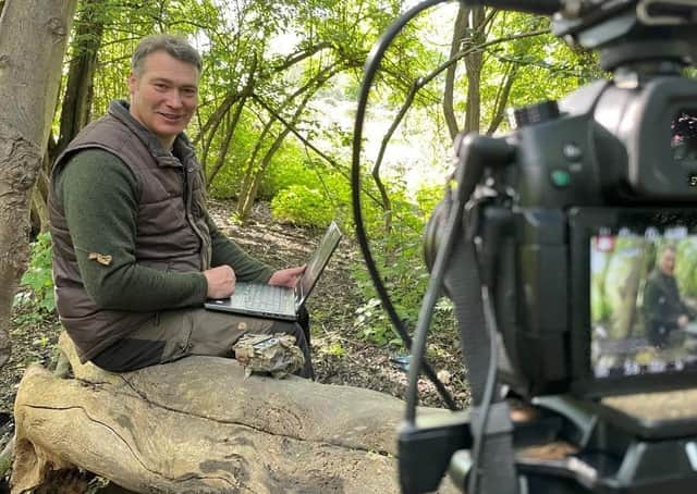 Wildlife artist Robert E Fuller has been following foxes around York for his latest film.