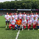The winning Scarborough Athletic Legends squad line up