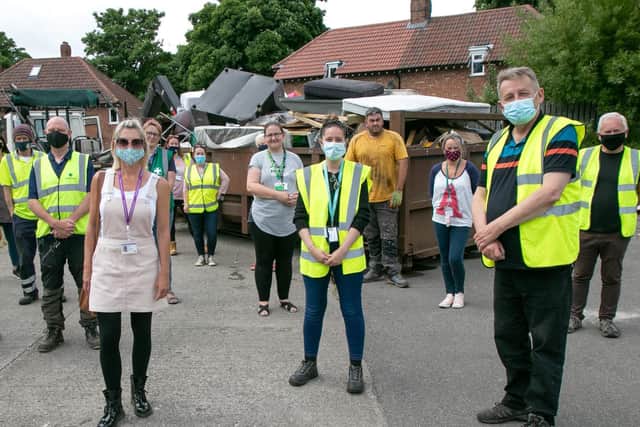 Member of the Barrowcliff Big Local Partnership and Beyond Housing Staff. Picture: Beyond Housing.