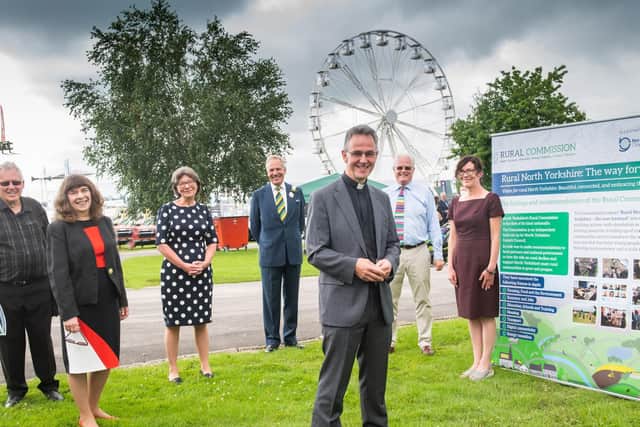 Rural Commissioners at the Great Yorkshire Show after the launch of their report.