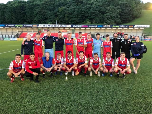 Scarbrough Athletic's squad v Brid Town