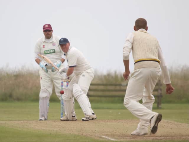 Sewerby CC batsman Mike Artley looks to hit out
PHOTOS BY TCF PHOTOGRAPHY
