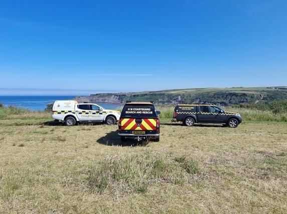 Photo from the scene by Redcar coastguard.
