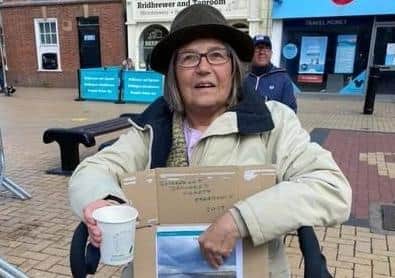 Bridlington climate change campaigner Barbara Atherton.