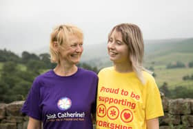 Gill Aconley and daughter Hannah Ferdinando are doing the coast to coast from St Bees to Robin Hood's Bay.