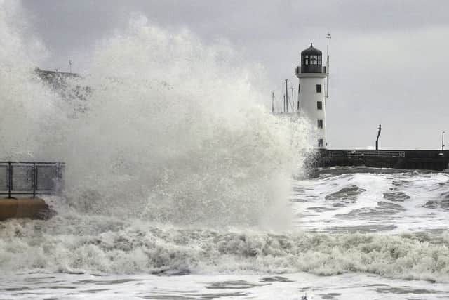 Scarborough's tourist infrastructure and heritage assets are predicted to be affected by coastal erosion and sea flooding over the next 100 years.