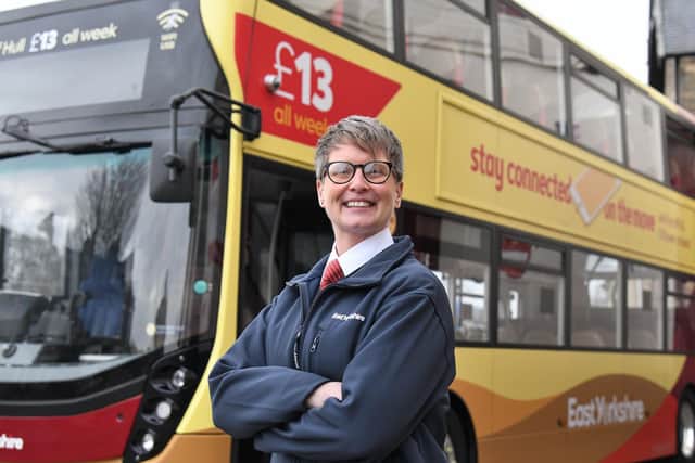 Hull-based bus driver Julie McCaffer.