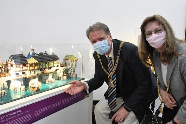 Caroline Wilkinson and Councillor Nigel Wilkinson by Old London Bridge