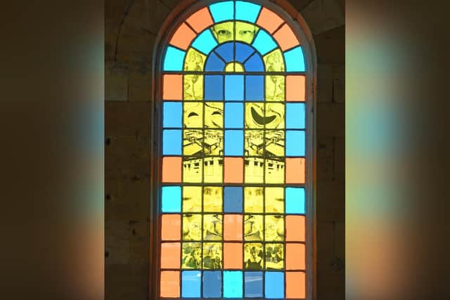One of the Owen windows which can be found on the platform.