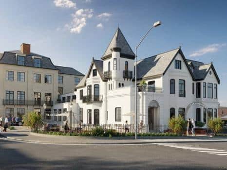 An artist's impression of how the developer's Villa Esplanade could look.
