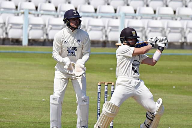 Breidyn Schaper shone in Scarborough CC's loss at Scalby
PHOTO BY SIMON DOBSON