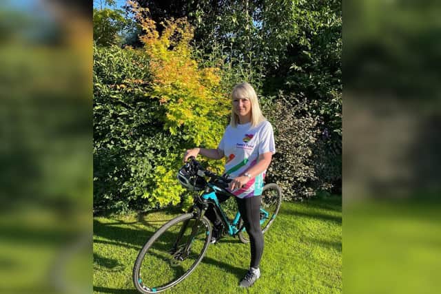 Cheryl Ward, of Scalby, Scarborough is taking on a 100km fundraising challenge