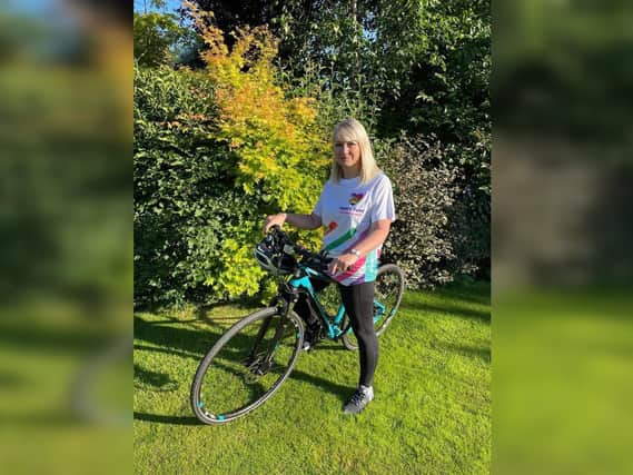 Cheryl Ward, of Scalby, Scarborough is taking on a 100km fundraising challenge