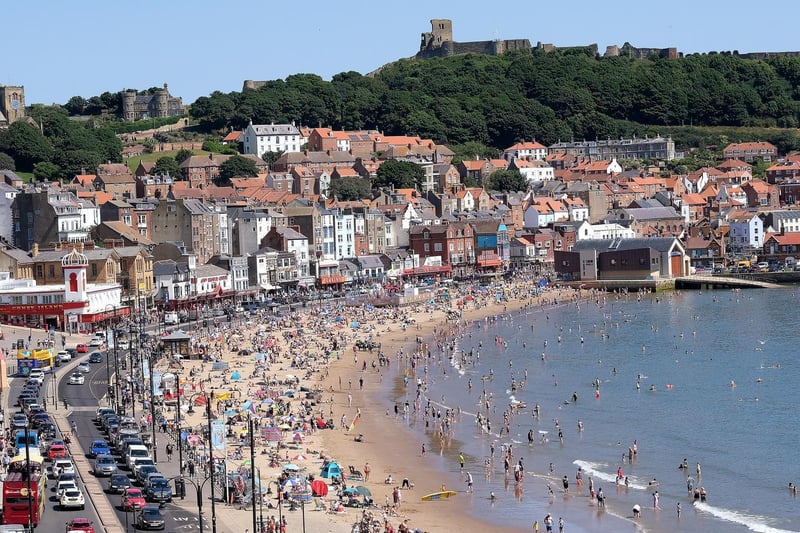 Busy Scarborough South Bay on Freedom Day. (JPI Media/ Richard Ponter)