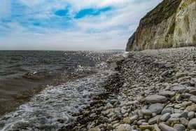 Danes Dyke. Flamborough - classified as ‘Excellent’ bathing water quality