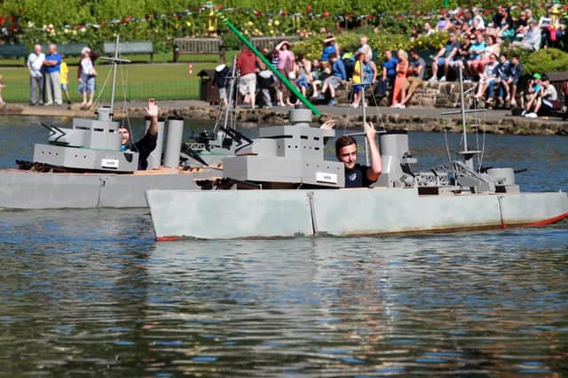 The naval warfare in Peasholm Park. (JPI Media)